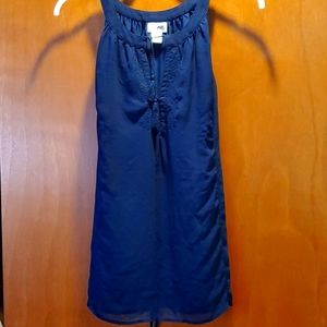 Motherhood Maternity Navy Top